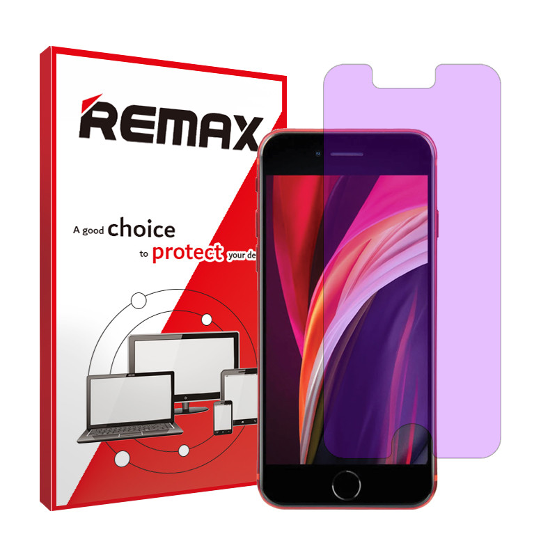 محافظ صفحه نمایش ضداشعه بنفش ریمکس مدل HyPRL مناسب برای گوشی موبایل اپل iPhone SE (2020)