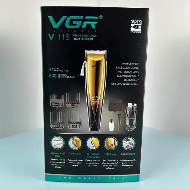 ماشین اصلاح موی سر وی جی ار مدل 115 ماشین اصلاح موی سر وی جی ار مدل 115