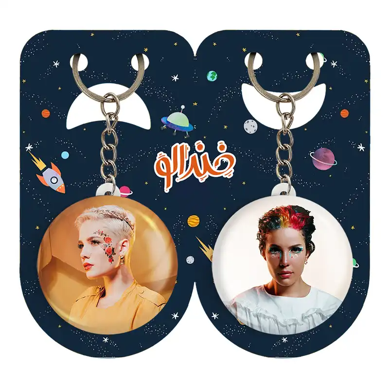 جاکلیدی خندالو مدل هالزی کد 1910219101 مجموعه 2 عددی