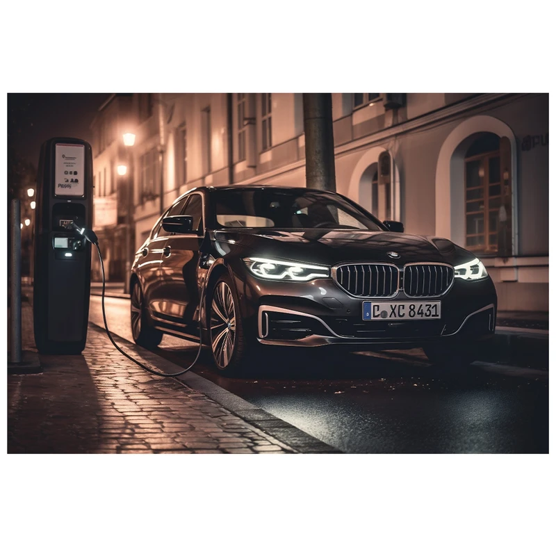 فرش پارچه‌ای مدل فرشینه طرح BMW مدل شیک و لاکچری کد AR3060250