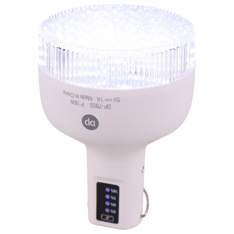 چراغ آویز چادر دی پی مدل DP-7855 18W با نور مهتابی