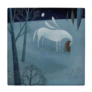  زیر لیوانی  طرح نقاشی اسب بالدار کد    6167348_5460