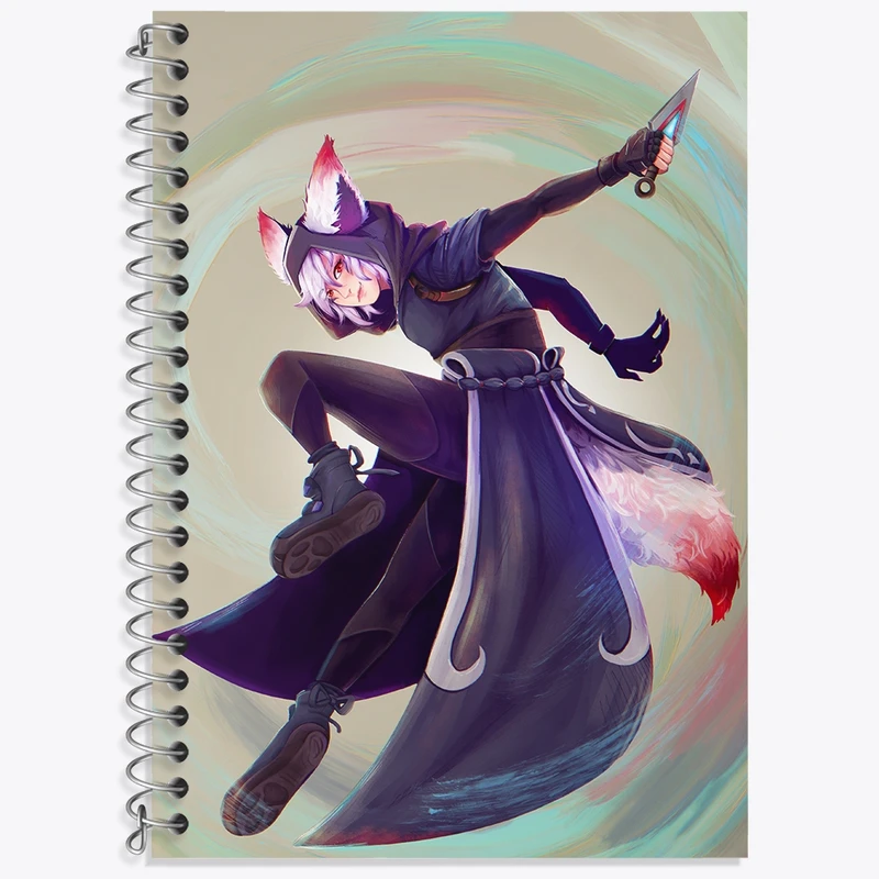 دفتر زبان 50 برگ خندالو مدل سه خط طرح بازی اورواچ (Overwatch) کد 31630