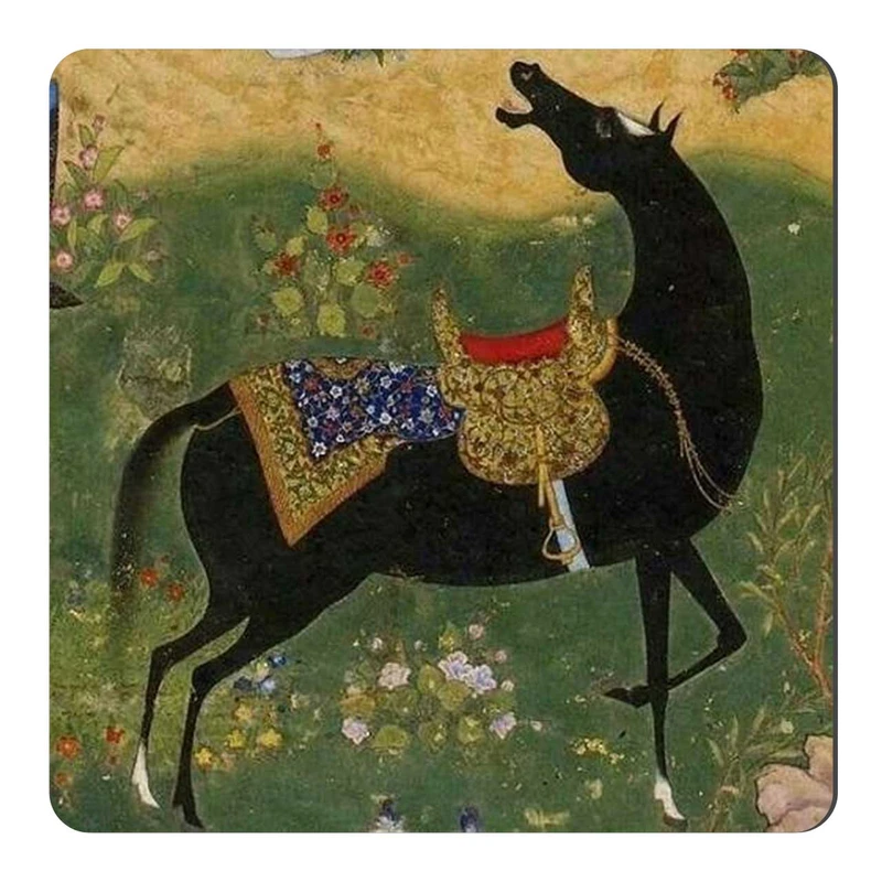 مگنت یخچال طرح نگارگری اسب کد wmg347