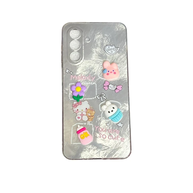 کاور مدل براش طرح عروسکی برجسته کد melody87 مناسب برای گوشی موبایل سامسونگ Galaxy A56