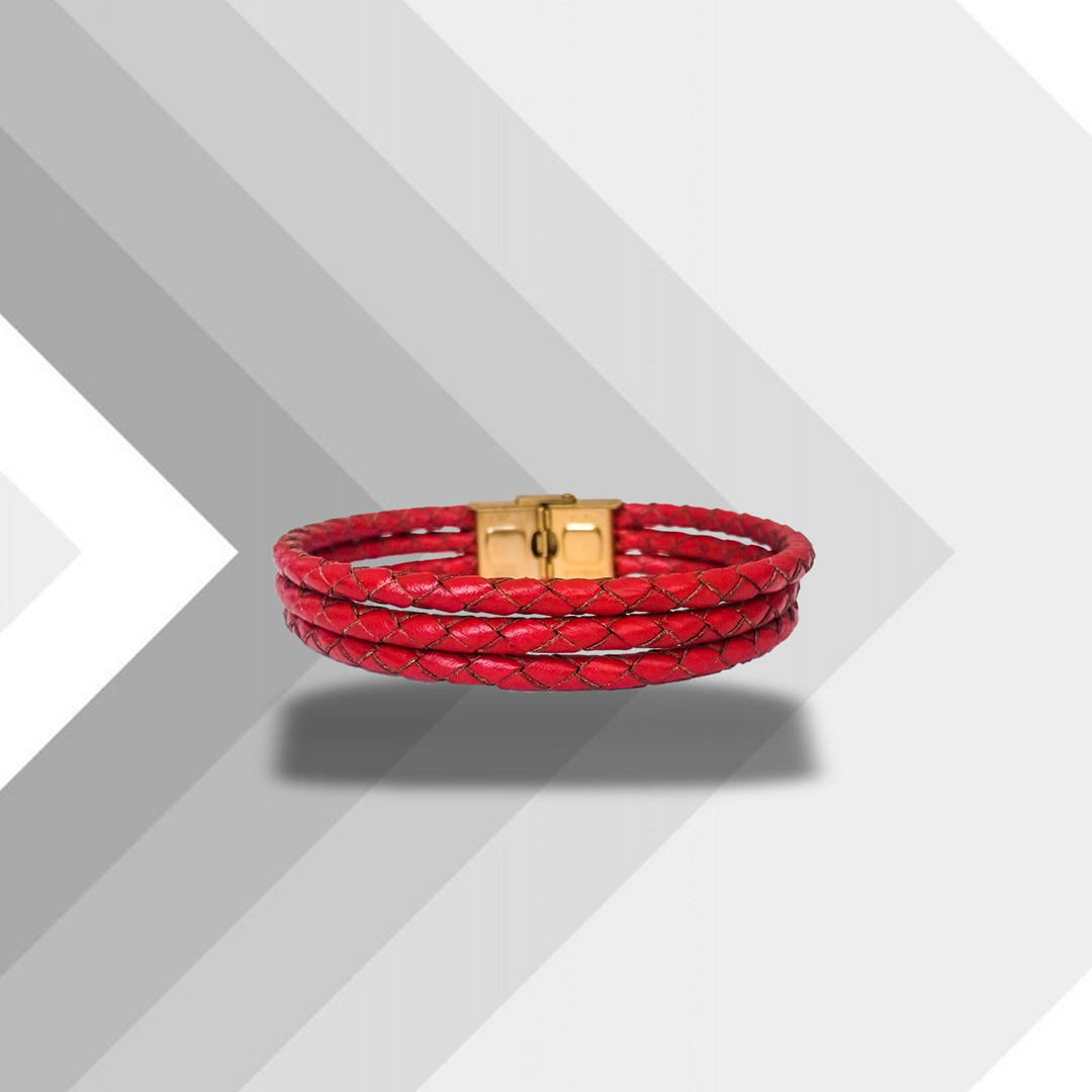 دستبند چرم وارک مدل دایان کد rb313