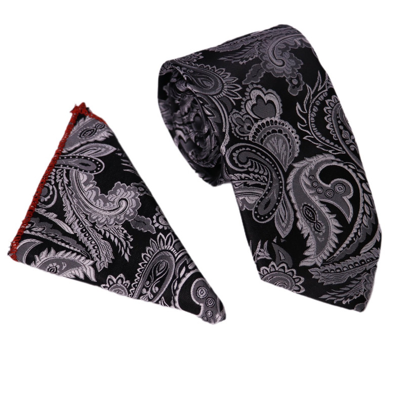 ست کراوات و دستمال جیب مردانه نسن مدل N700
