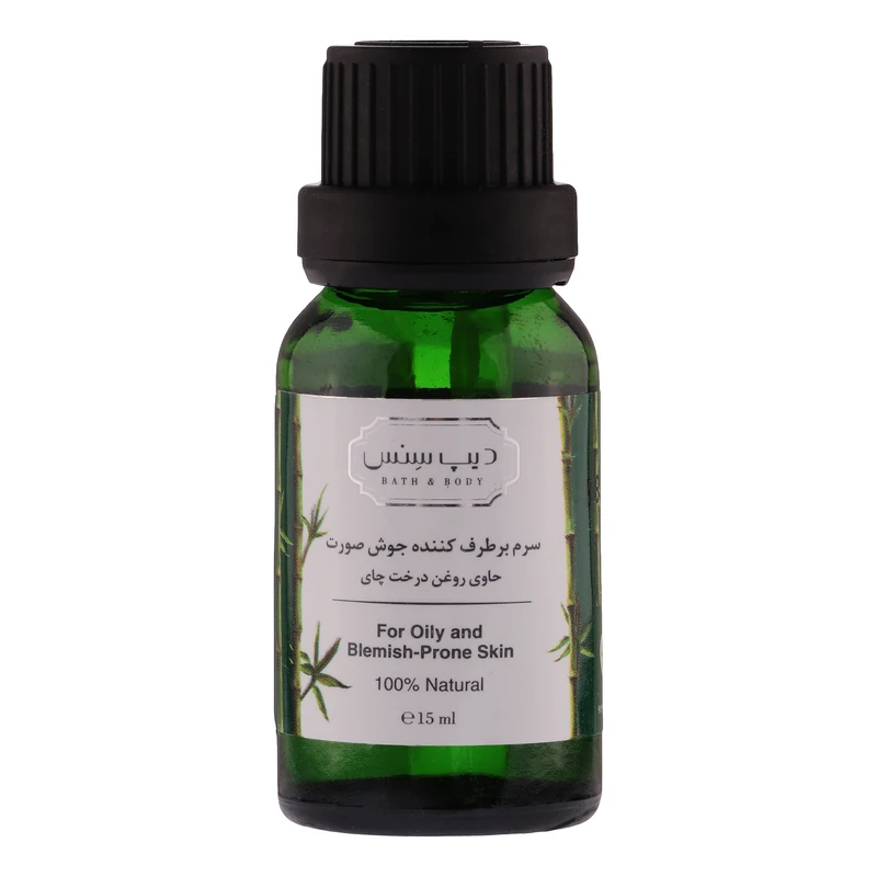 سرم ضد جوش دیپ سنس مدل TEA TREE مناسب برای پوست های مختلط و چرب حجم 15 میلی لیتر