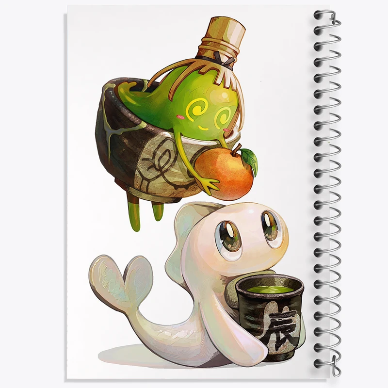 دفتر نقاشی 50 برگ خندالو طرح بازی پوکمون (pokemon) کد 32723
