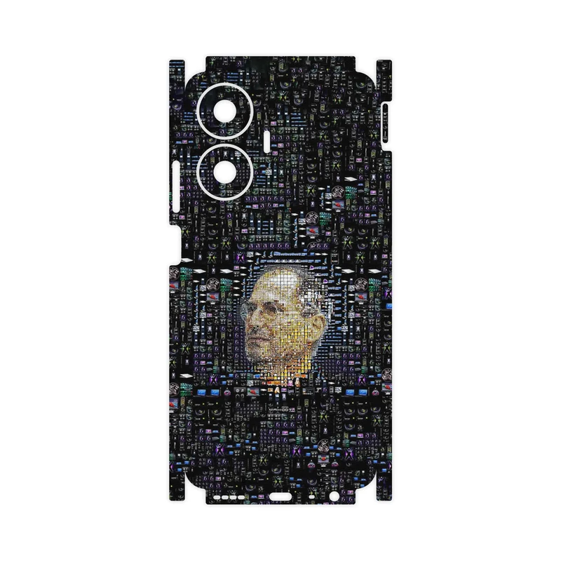 برچسب پوششی ماهوت مدل Collage of Steve Jobs 2-FullSkin مناسب برای گوشی موبایل ریلمی C55