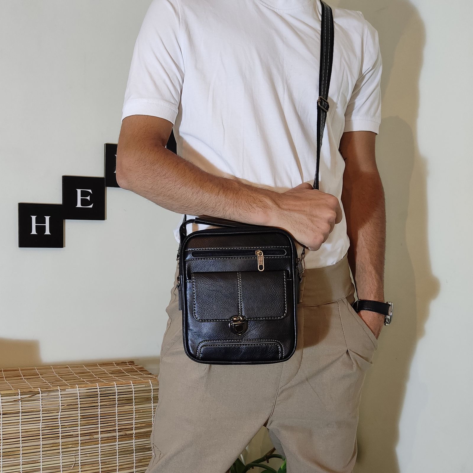 کیف دستی مردانه مدل HE121 -  - 3