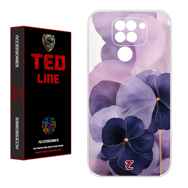 کاور تدلاین طرح گل کد 1159 مناسب برای گوشی موبایل شیائومی Redmi Note 9