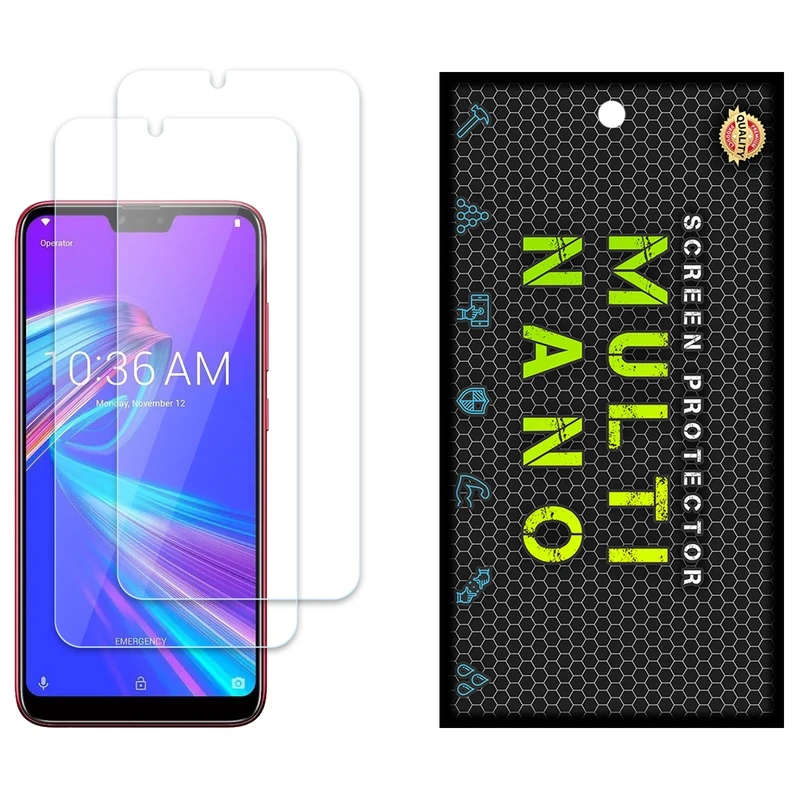 محافظ صفحه نمایش مولتی نانو مدل X-S2N مناسب برای گوشی موبایل ایسوس Zenfone Max Plus M2 / ZB634KL بسته دو عددی