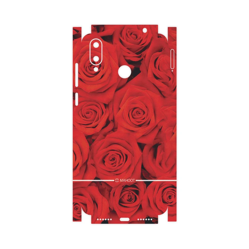 برچسب پوششی ماهوت مدل Red-Flower-FullSkin مناسب برای گوشی موبایل جی پلاس Q10