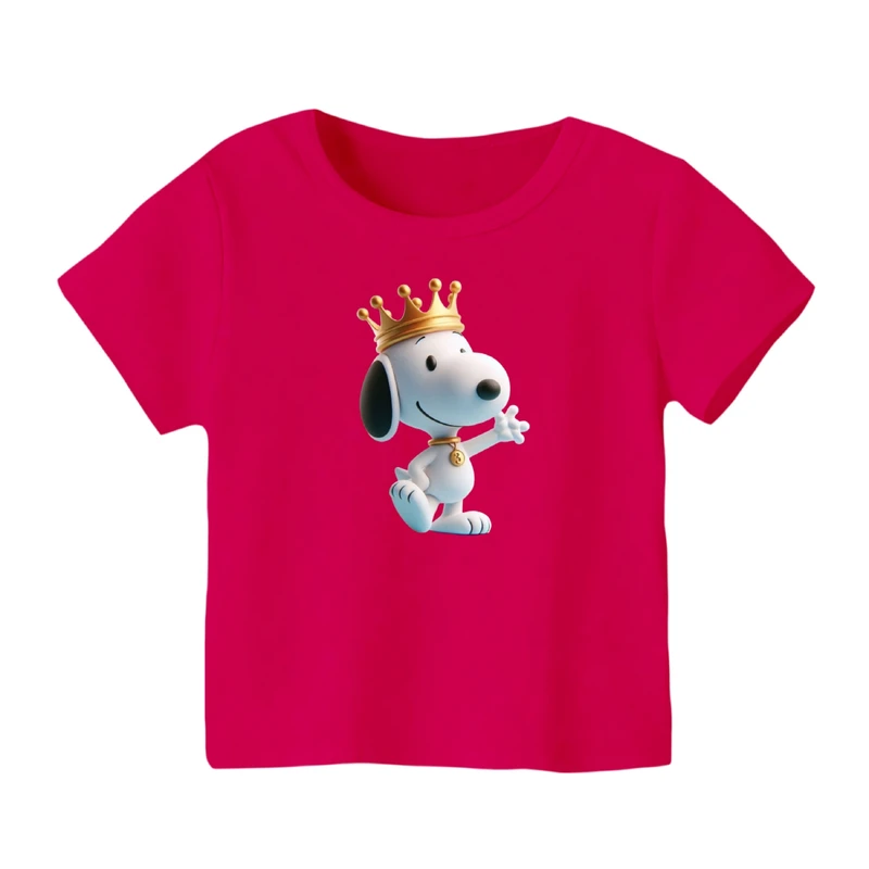 تی شرت آستین کوتاه بچگانه مدل اسنوپی کد ۸۵