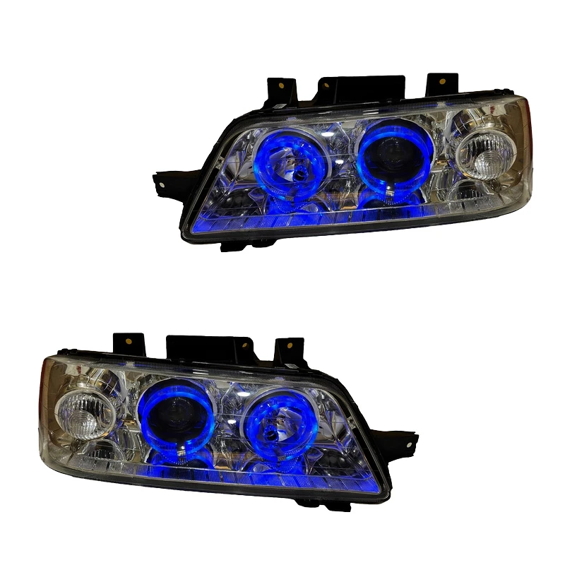 چراغ جلو خودرو گروه پژوهش صنعت مدرن مدل 3D-Ring-B مناسب برای پژو 405 بسته دو عددی