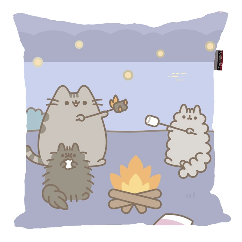 کوسن مدل گربه پوشین دور آتیش کمپینگ کد KO403