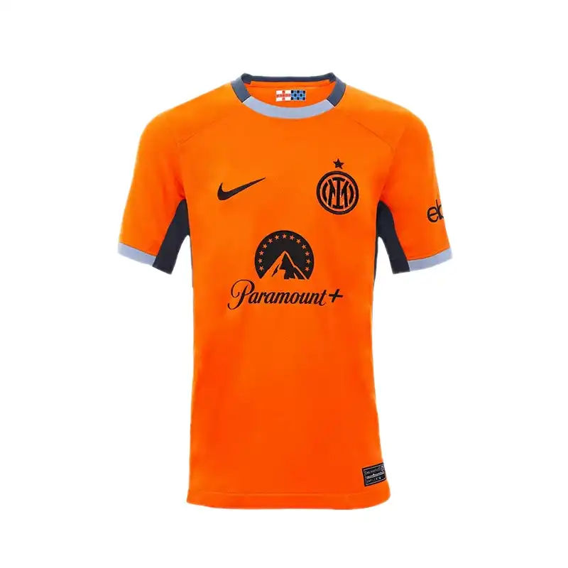 تی شرت آستین کوتاه ورزشی مردانه مدل اینتر میلان 3rd 2024