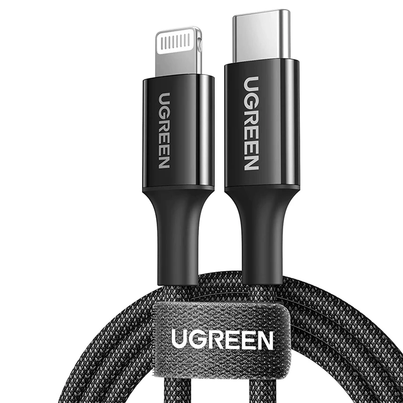 کابل تبدیل USB-C به لایتنینگ یوگرین مدل 90493 طول 1 متر