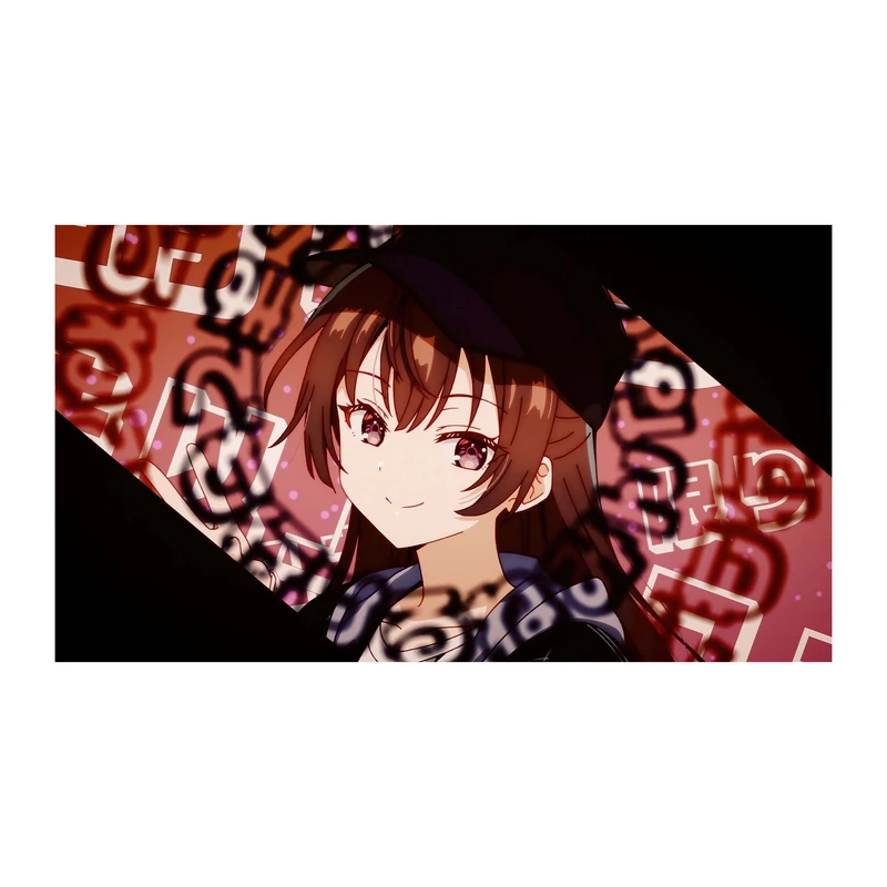 استیکر لپ تاپ و موبایل مدل انیمه طرح یوکی سو Alya Sometimes Hides Her yuki suou کد 3898