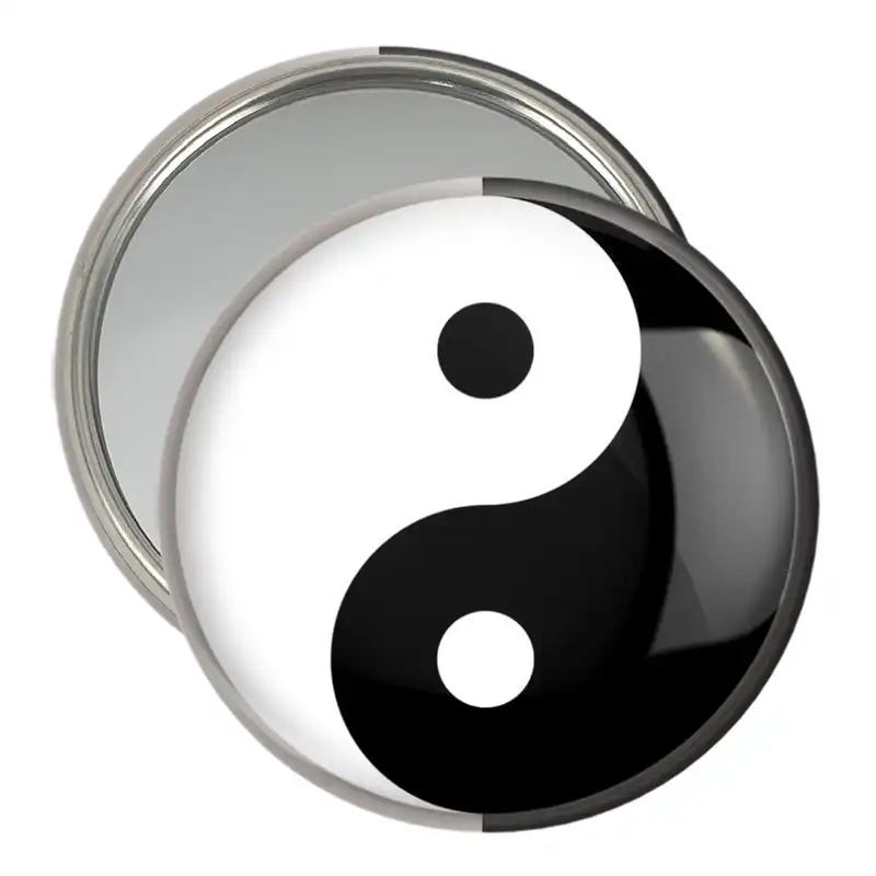 آینه جیبی خندالو مدل یین و یانگ کد 27688