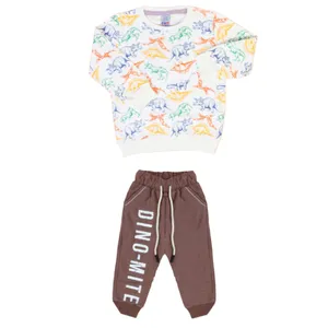 ست سویشرت و شلوار پسرانه کیدو مدل nb688