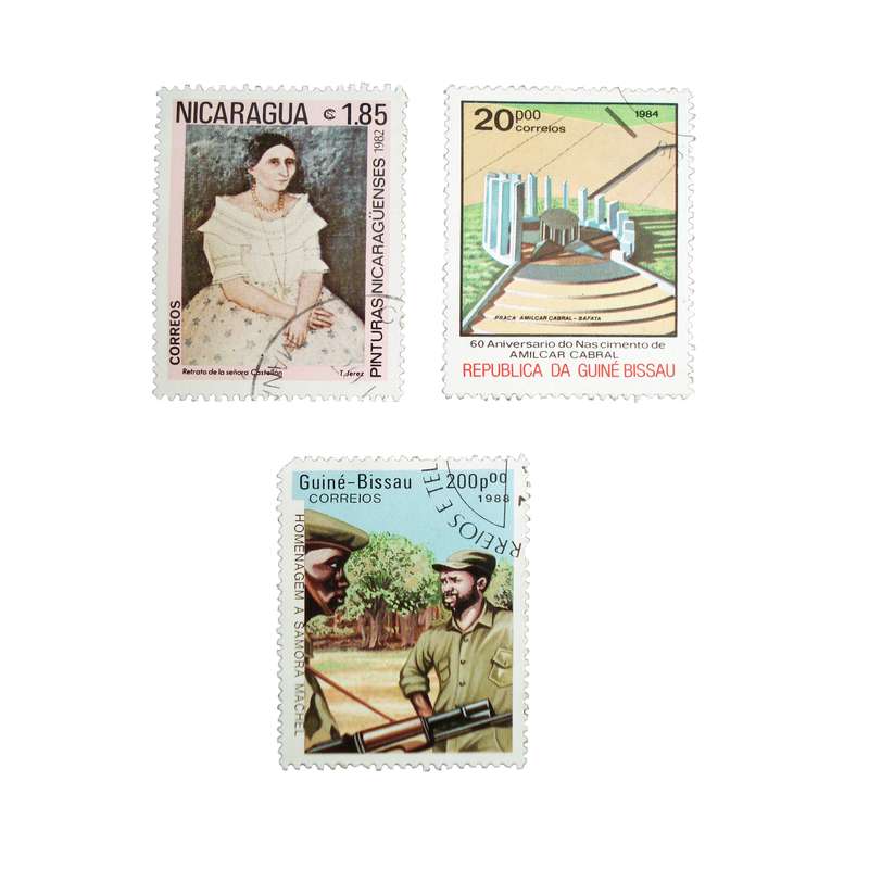 تمبر یادگاری مدل ملل کد DS1646 مجموعه 3 عددی