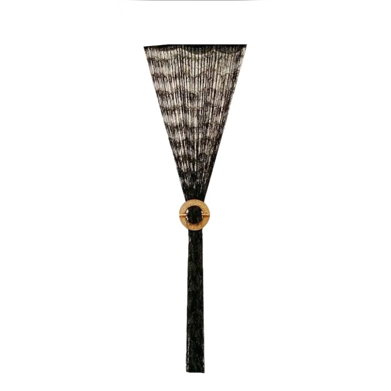 پرده ریشه ای مدل پولکی کد TW-P07سایز 95x200سانتی متر