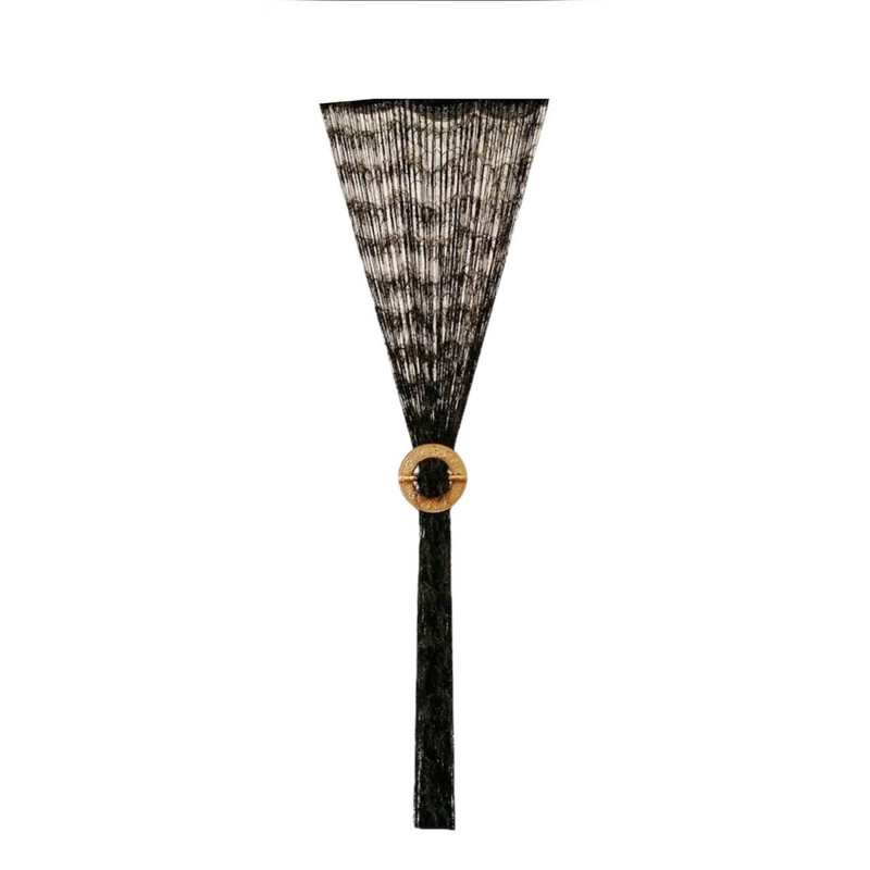 پرده ریشه ای مدل پولکی کد TW-P07سایز 95x200سانتی متر