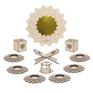 نقد و بررسی مجموعه ظروف هفت سین 10 پارچه لوکس طلایی مدل 01 توسط خریداران