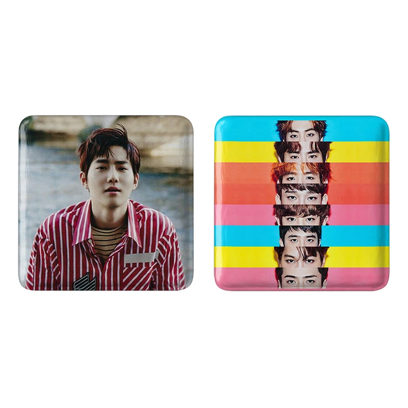 مگنت خندالو مدل سوهو گروه EXO کد 28462844 مجموعه 2 عددی