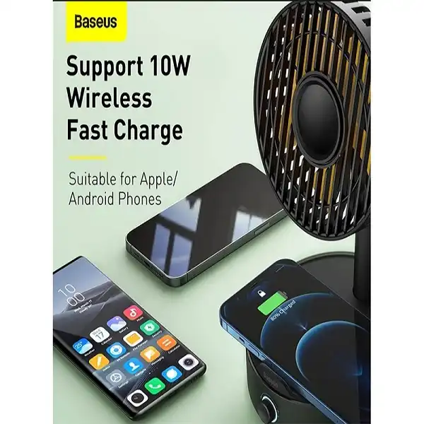 پنکه شارژی باسئوس مدل WXYZ-B02