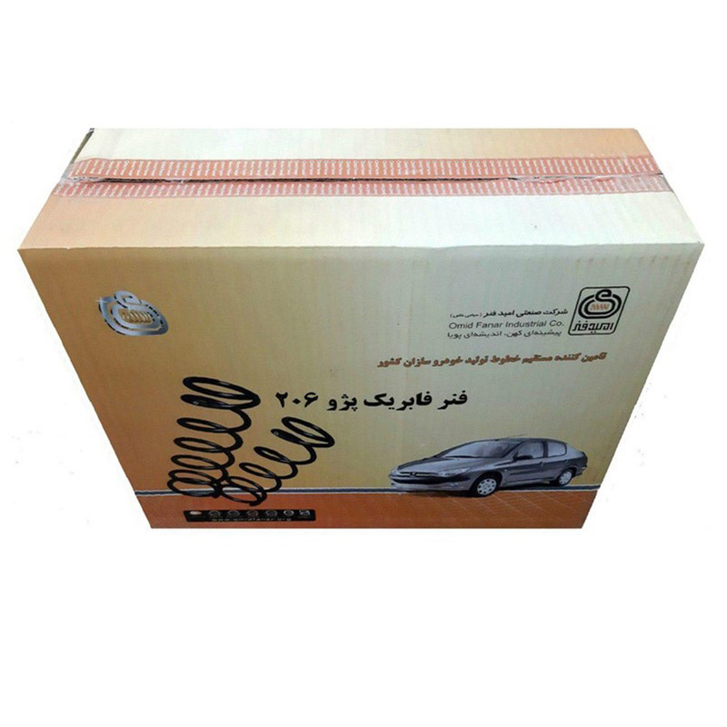 فنر لول امید فنر مدل تیپ 5 مناسب برای پژو 206 بسته 2 عددی