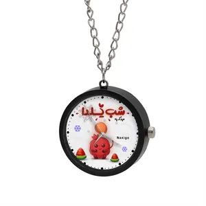 ساعت گردنبندی عقربه ای ناکسیگو مدل شب یلدا کد NF12402