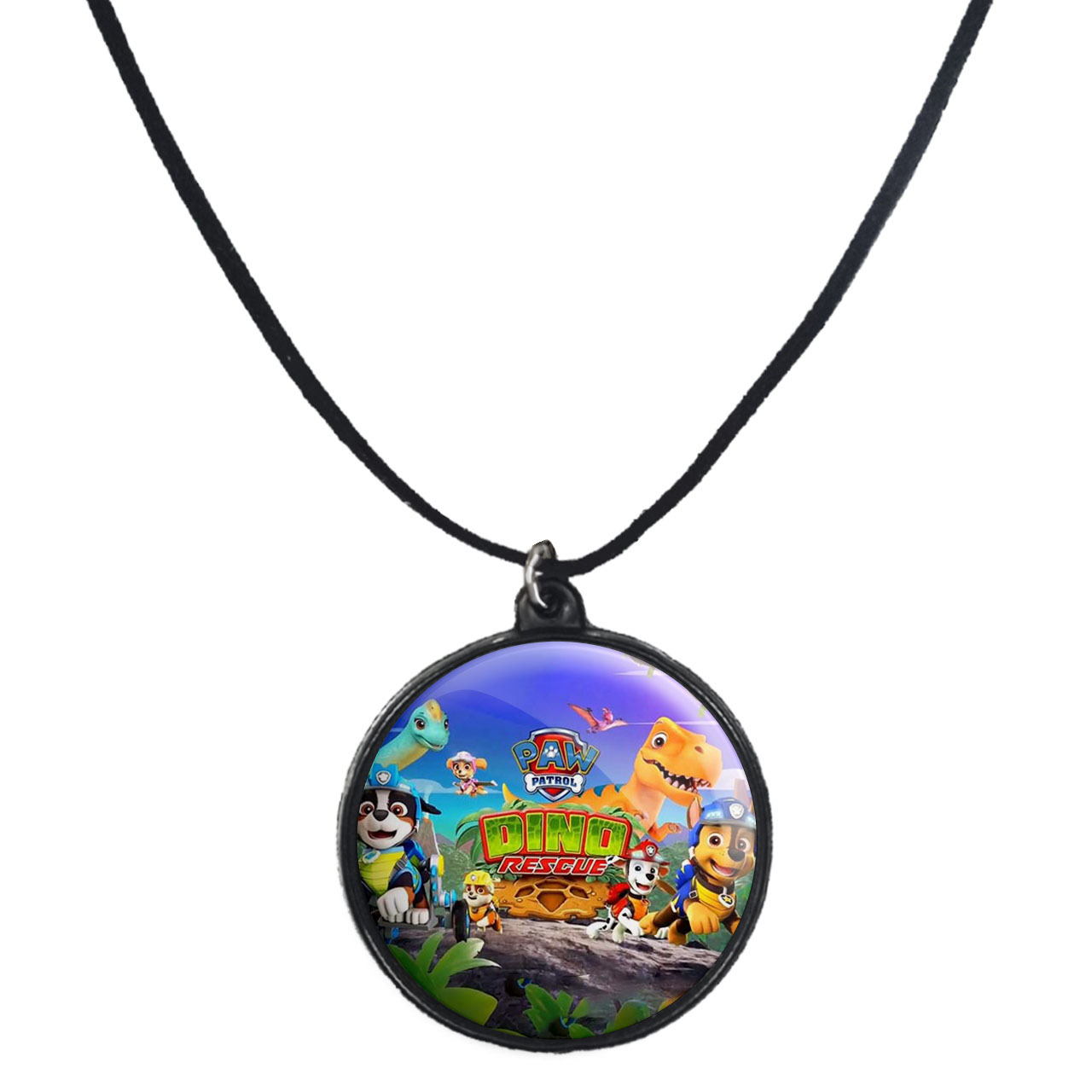 گردنبند پرمانه طرح سگ های نگهبان کد pmb.11780 مدل دو طرفه