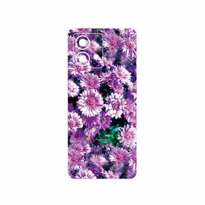 MAHOOT Purple_Flower Cover Sticker for Motorola Moto G84