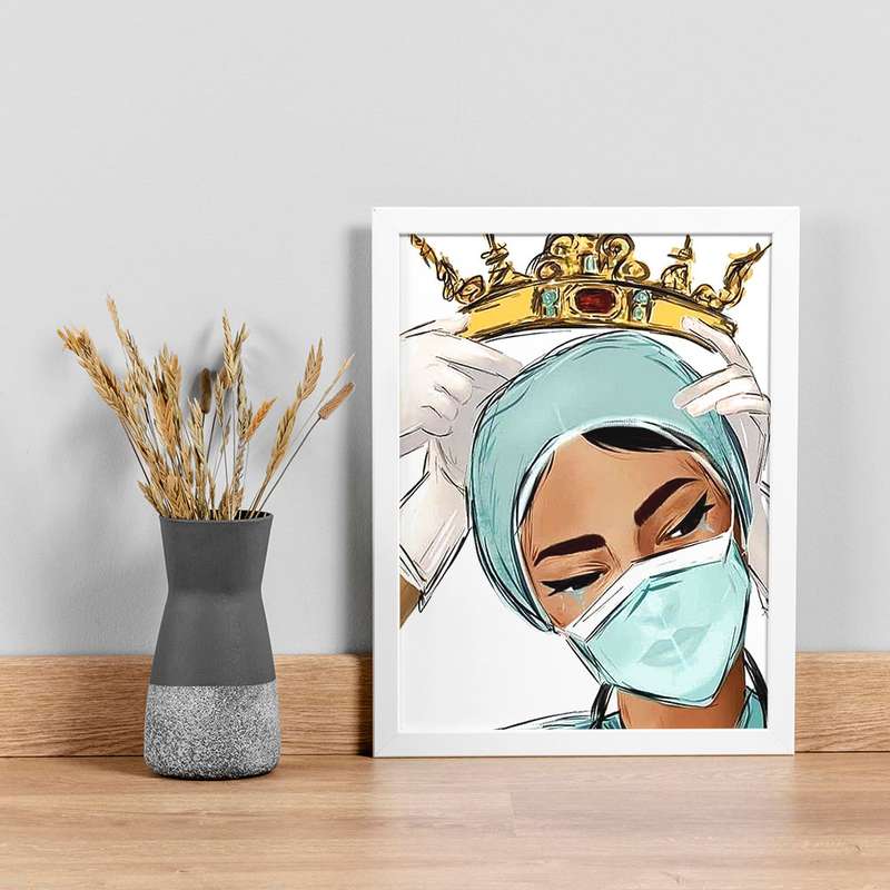 تابلو صبا طرح مدل پرستار کد T141w