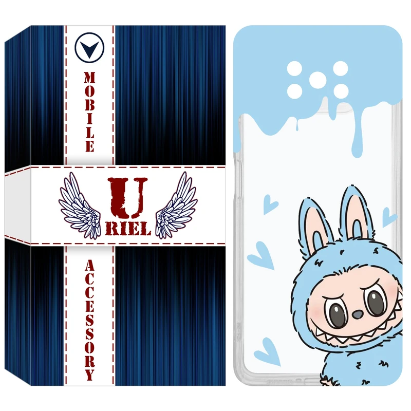 کاور یوریل مدل Clear کد 131 طرح لبوبو مناسب برای گوشی موبایل شیائومی Poco X3 / X3 Pro / X3 NFC