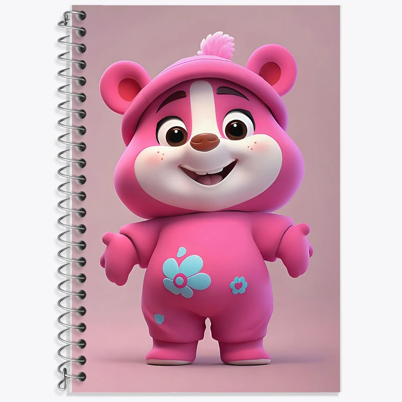 دفتر لغت 50 برگ خندالو طرح خرس مهربون کیوت کد F8151