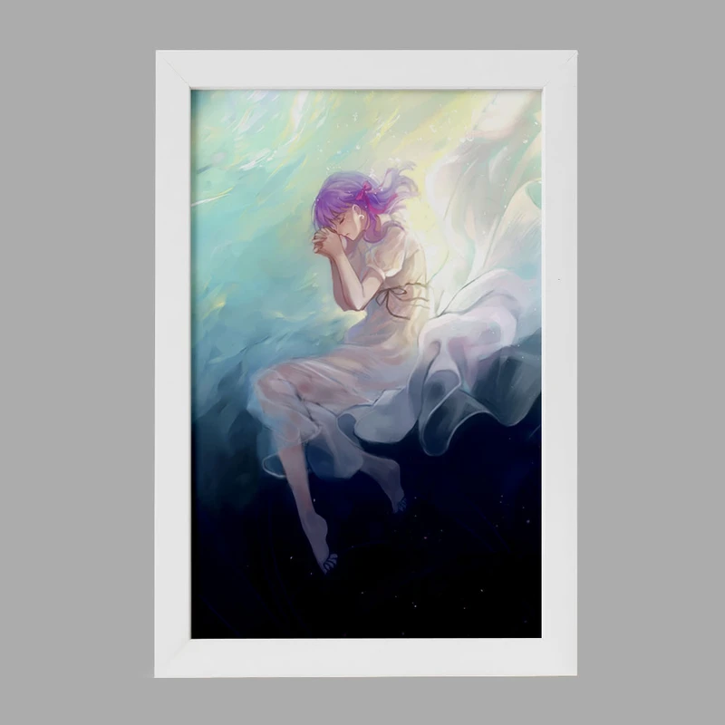 تابلو خندالو مدل ساکورا انیمه فیت استی نایت Fate Stay Night  کد 22781