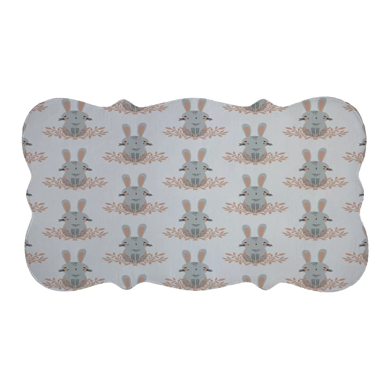  پادری طرح خرگوش کد 9404 سایز 110×60 سانتی متر