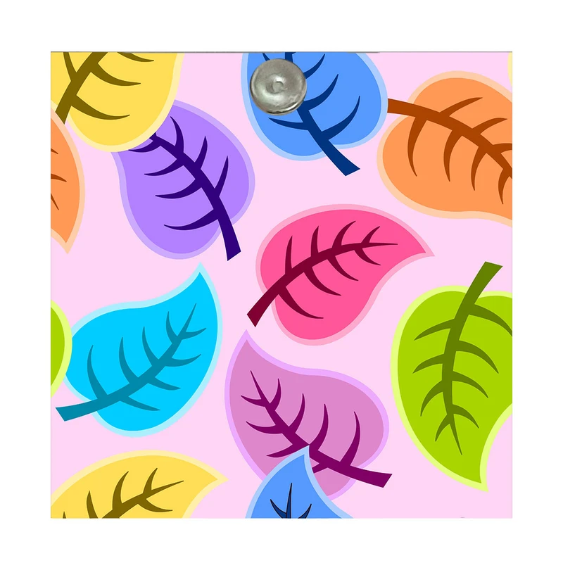 آینه جیبی طرح فانتزی برگ پاییز مدل A011