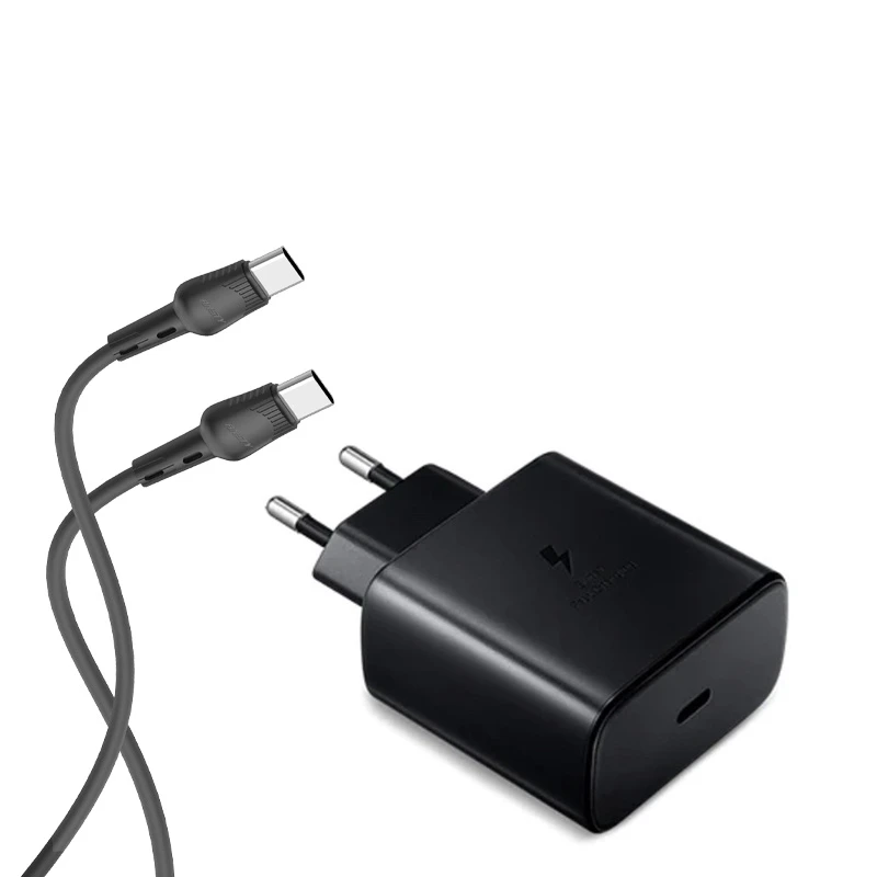 شارژر دیواری 45 وات انستی مدل S24 ULTRA به همراه کابل تبدیل USB-C