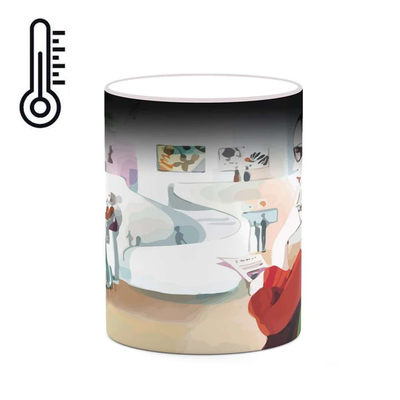 ماگ حرارتی کاکتی مدل نقاشی کارتونی کد mgh18736