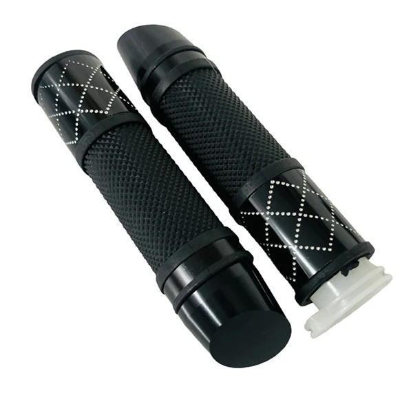 لاستیک سر دسته فرمان موتور سیکلت وارون مدل A-116-BLK بسته 2 عددی