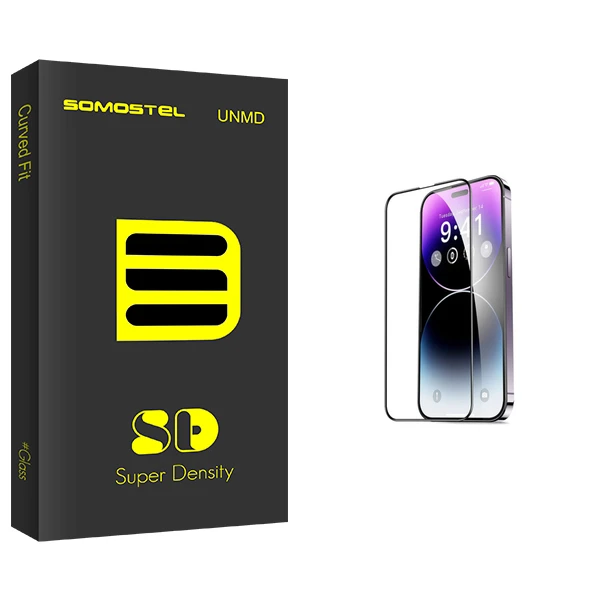 محافظ صفحه نمایش سوماستل مدل SD مناسب برای گوشی موبایل اپل iPhone 15