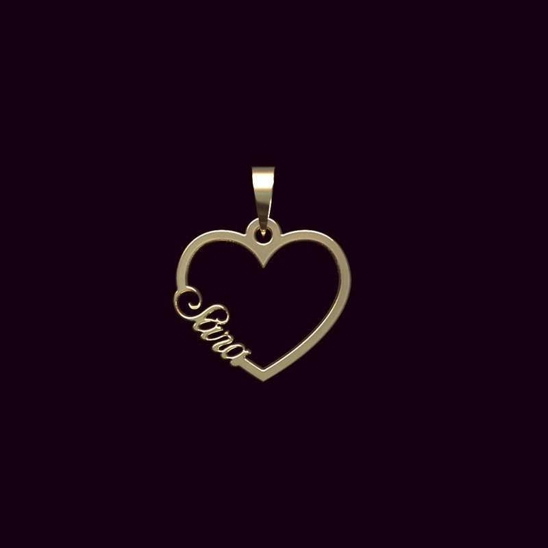 آویز گردنبند طلا 18 عیار زنانه مدوپد مدل اسم سارا sara کد PB1-10425