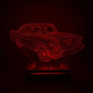 چراغ خواب طرح ماشین کلاسیک مدل هفت رنگ