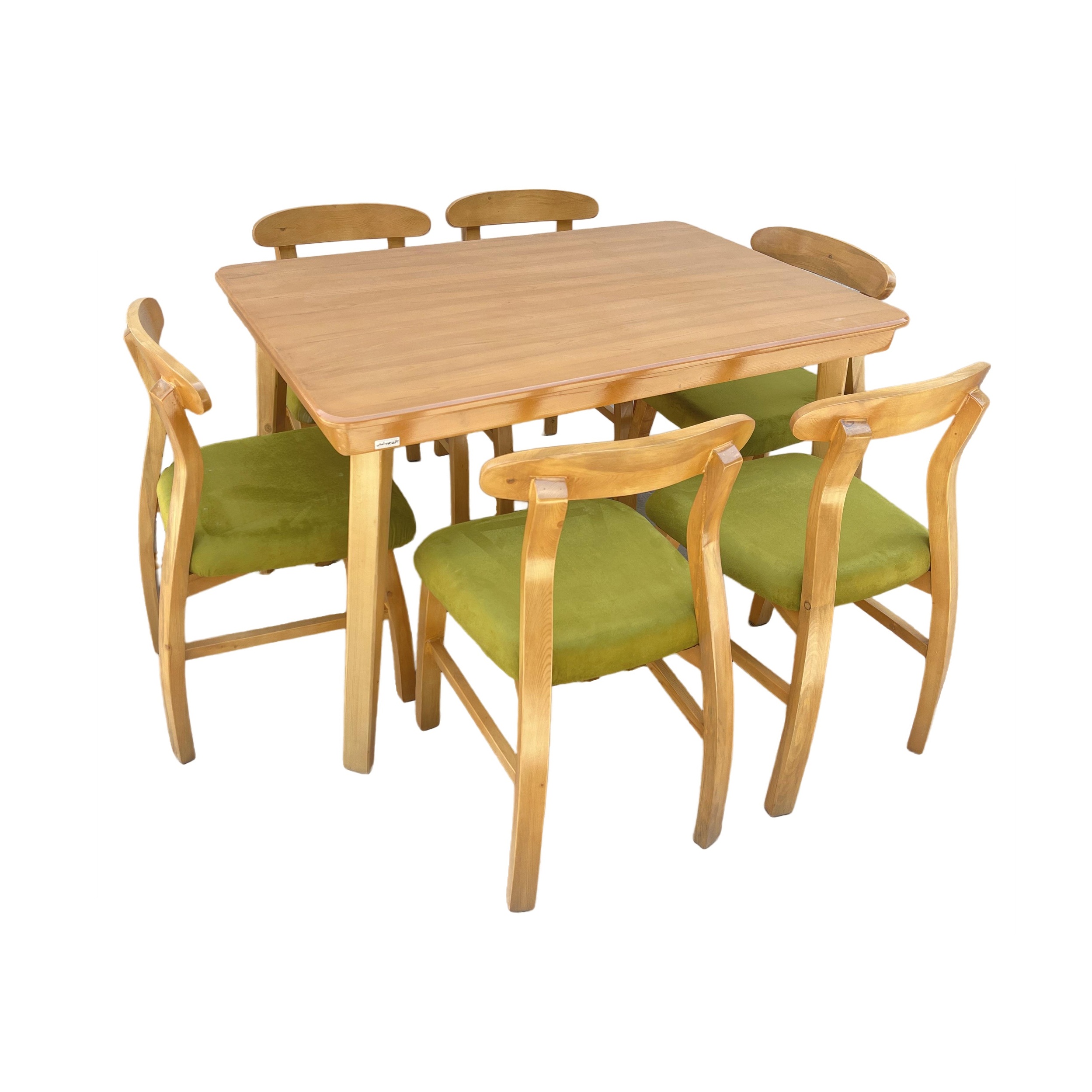 میز و صندلی ناهارخوری 6 نفره گالری چوب آشنایی مدل Khod-Kh-Lux