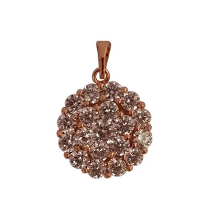 آویز گردنبند زنانه ژوپینگ مدل فول نگین 219